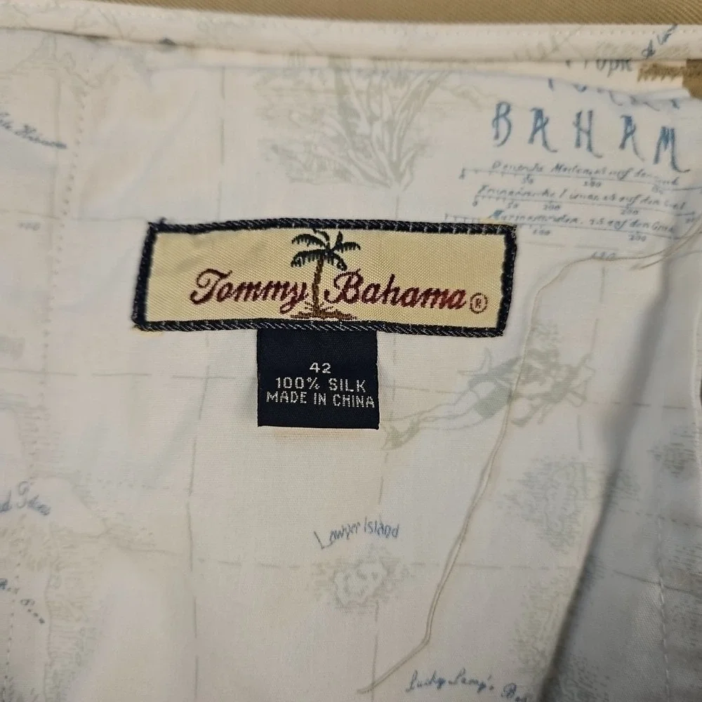 Tommy Bahama 100% Silk Pants Mens Size 42